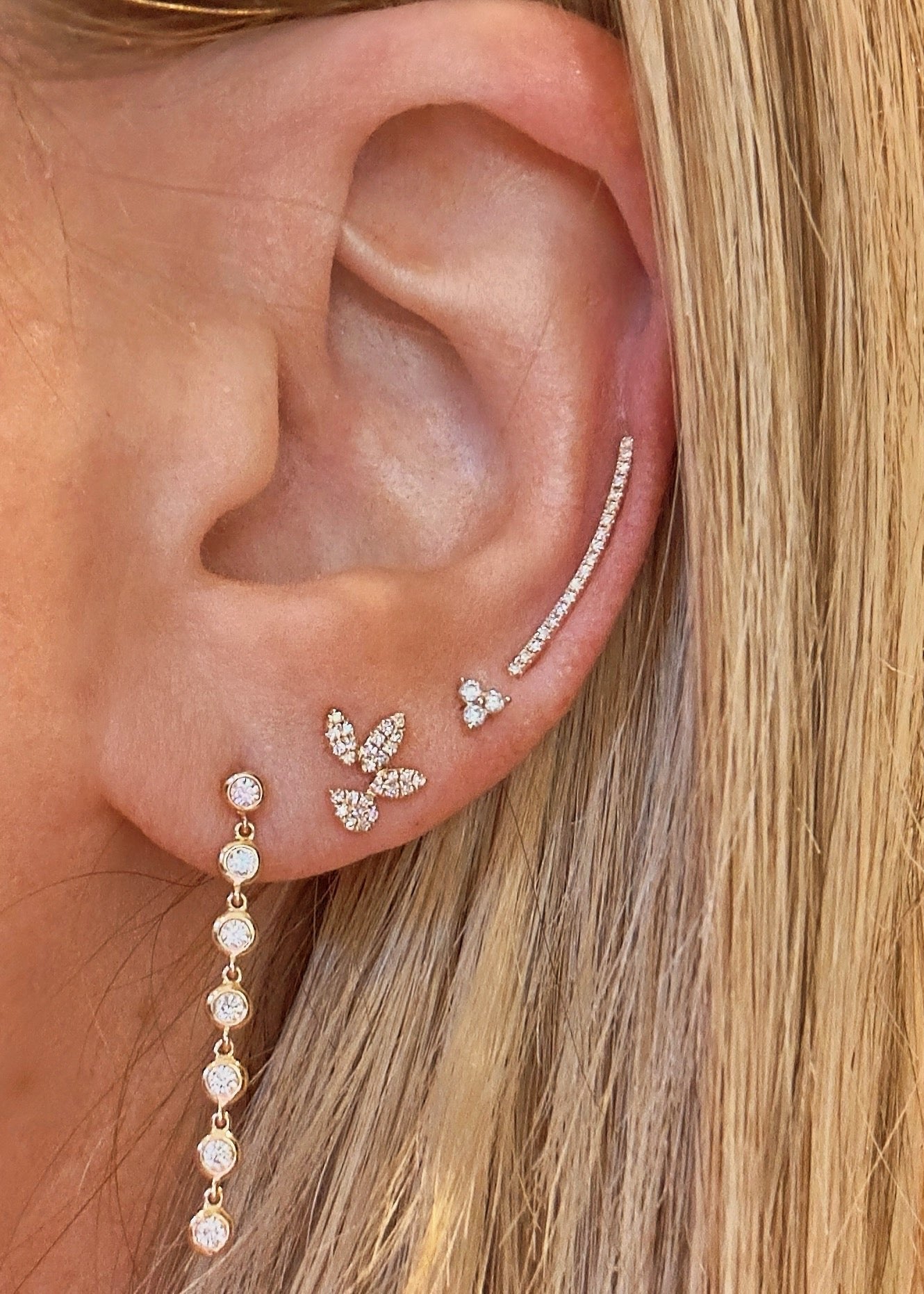 Slim Line Diamond Climbers