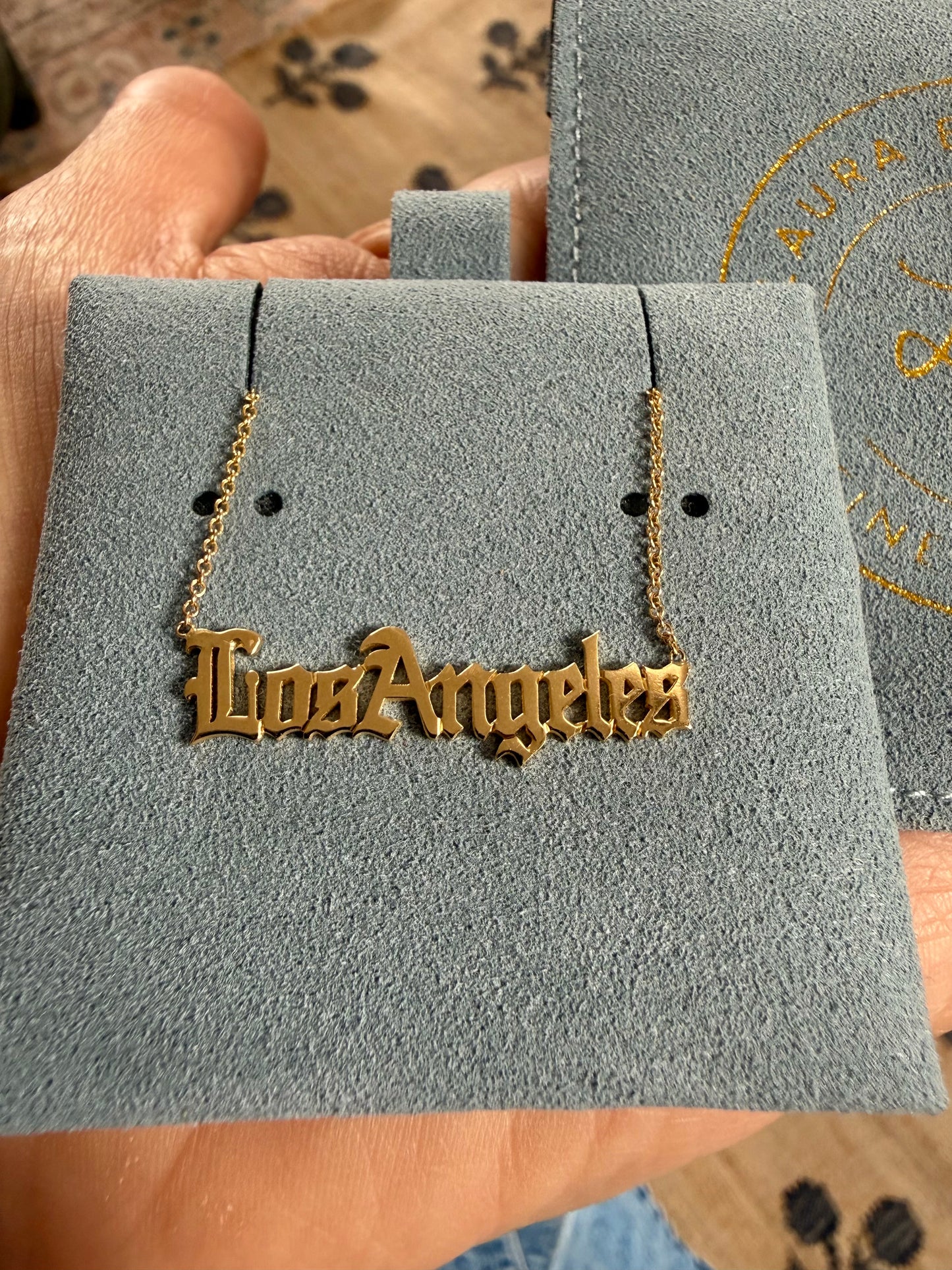 Old English Los Angeles Necklace