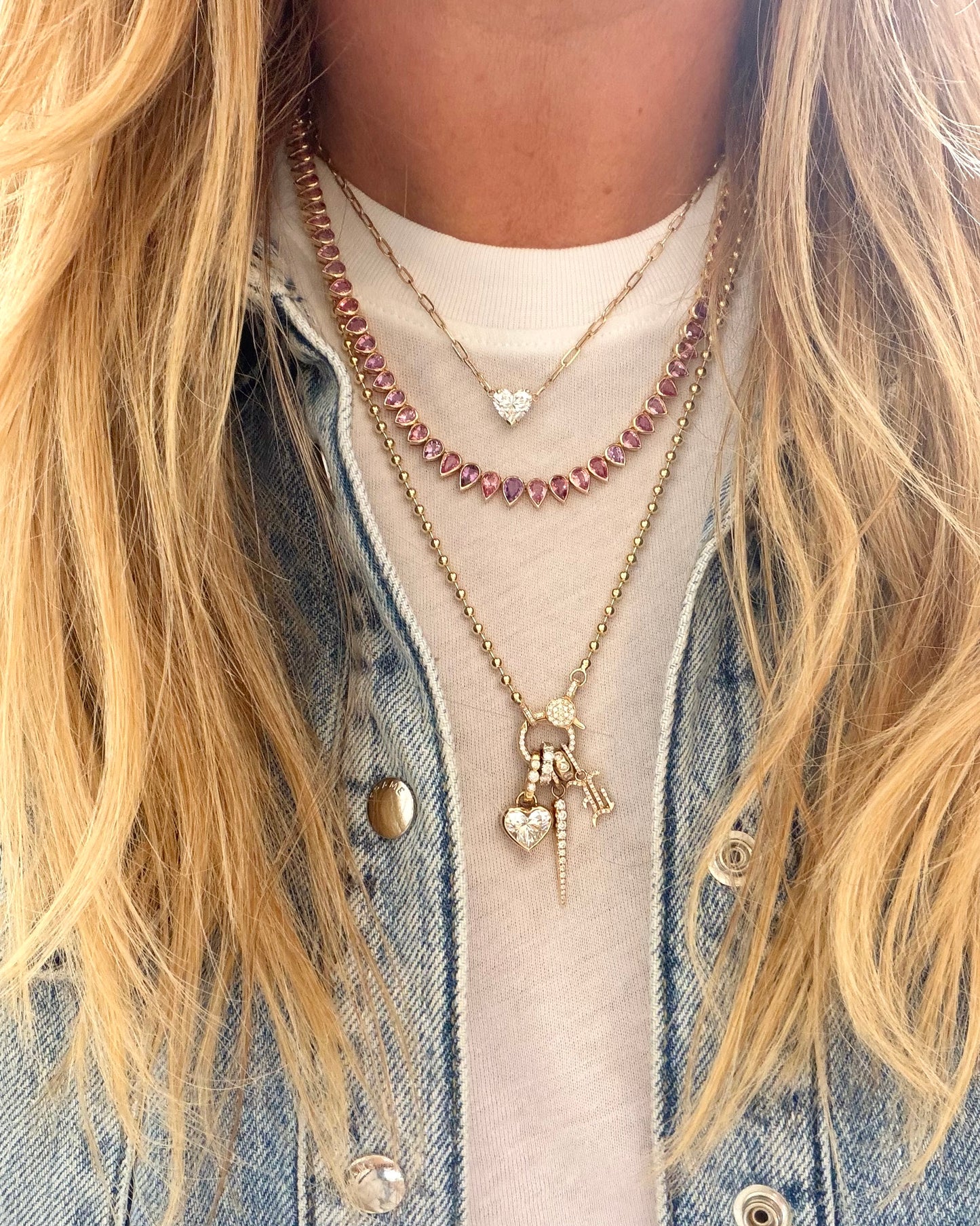 Diamond Lobster Ball Chain