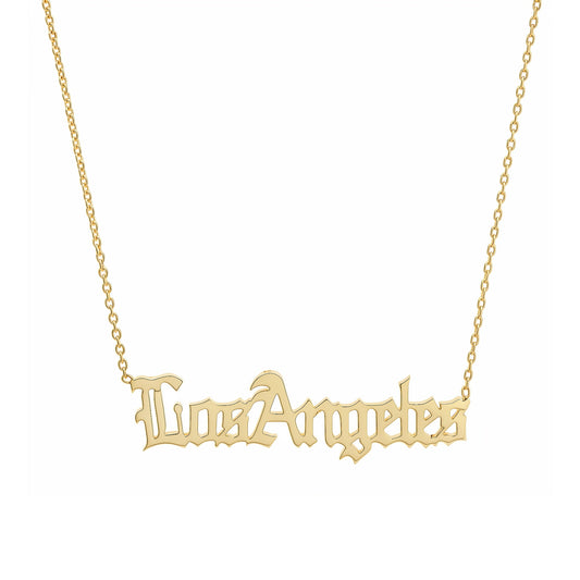 Old English Los Angeles Necklace