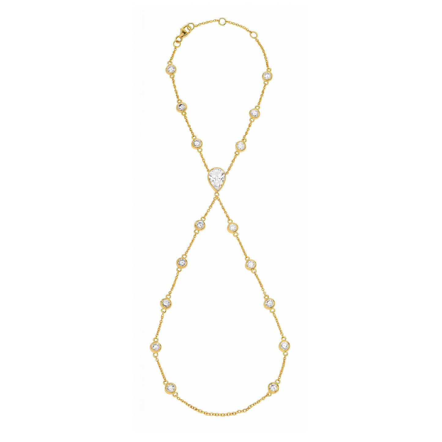 Sara Diamond Hand Chain