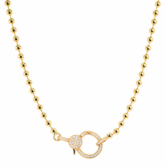 Diamond Lobster Ball Chain